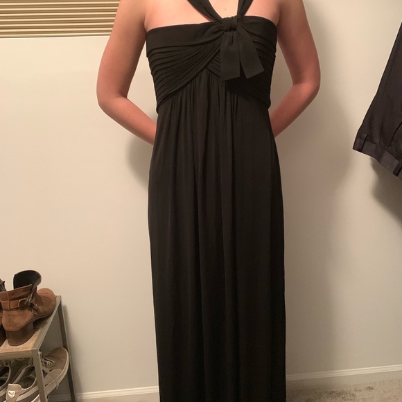 BCBGMAXAZRIA Black Gown from Nordstrom. - Picture 4 of 8